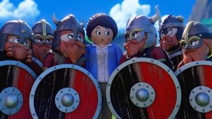 Marla et des vikings dans Playmobil le film (critique)