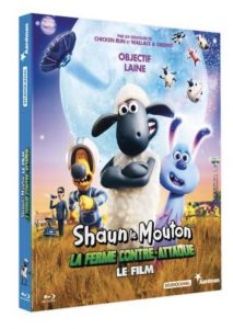 Blu-Ray du film Shaun le mouton : la ferme contre-attaque édité par Studio Canal.