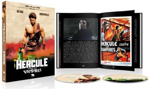 Coffret Blu-Ray DVD de Hercule contre les vampires édité par Artus Films.