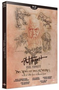 Blu-Ray du film Phil Tippett des rêves et des monstres édité chez Carlotta.