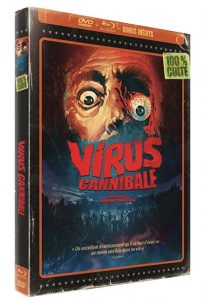 Blu-Ray du film Virus Cannibale édité par Rimini Editions.