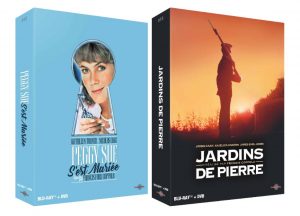 Blu-Ray des films de Francis Ford Coppola Peggy Sue s'est mariée et Jardins de Pierre, tous deux édités par Carlotta Films.