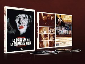 Blu-Ray du film Le parfum de la dame en noir édité par Artus Films.