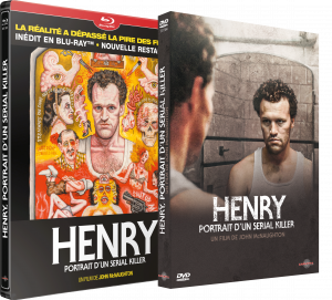 Blu-Ray du film Henry portrait d'un serial killer édité par Carlotta Films.