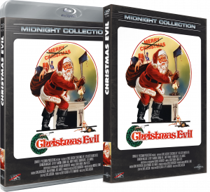 Blu-Ray et DVD du film Christmas Evil édités par Carlotta Films.