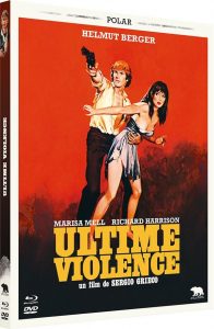 Digipack Blu-Ray DVD du film Ultime Violence édité par Artus Films.