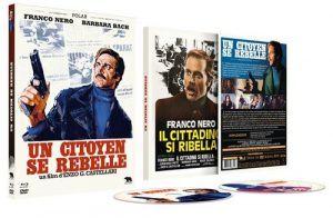 Blu-ray et artwork intérieur du coffret DVD/Blu-Ray du film Un citoyen se rebelle édité par Artus Films.