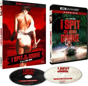 Coffret Blu-Ray du film I spit on your grave édité par ESC Editions.