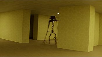 Le monstre hantant la Backrooms dans la série originelle de Kane Parsons