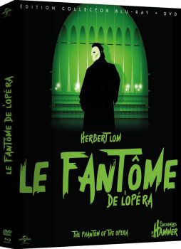 Visuel et cover de l'édition collector combo DVD / Blu-ray du film LE FANTÔME DE L'OPERA, chez Elephant Films.